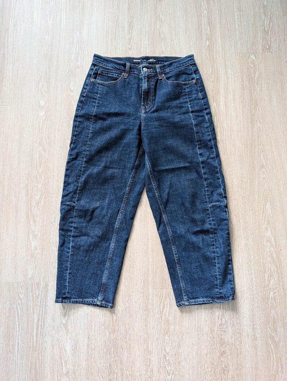 Old Navy Jeans Women's 10 Barrel Leg Evie High Rise